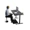 Uncaged Ergonomics RiseUpElectricStandingDesk48X30"BlackBambooDesktopSitStand, RUbbk48 RUBBK48 - alternate 1